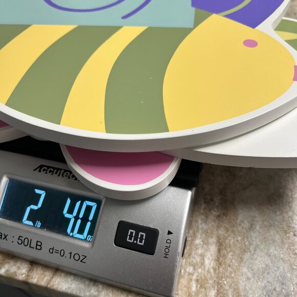 Kids Line Whirligig Jenny Faw Wall Hanging Decor Lot Turtle Butterfly Bee - Picture 10 of 13